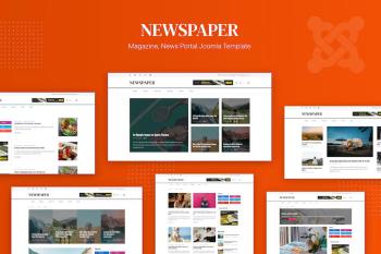 TZ Newspaper - Magazine News Portal Joomla 4 Template